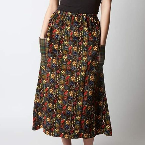 NWT Stanley Carroll Designer Corduroy Skirt - Picture 1 of 6